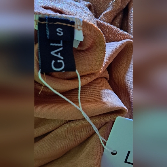 Bodycon Dress Sz M & Sz S Sequin Sparkle Long Sleep Deep Gathered Back - Picture 11 of 15